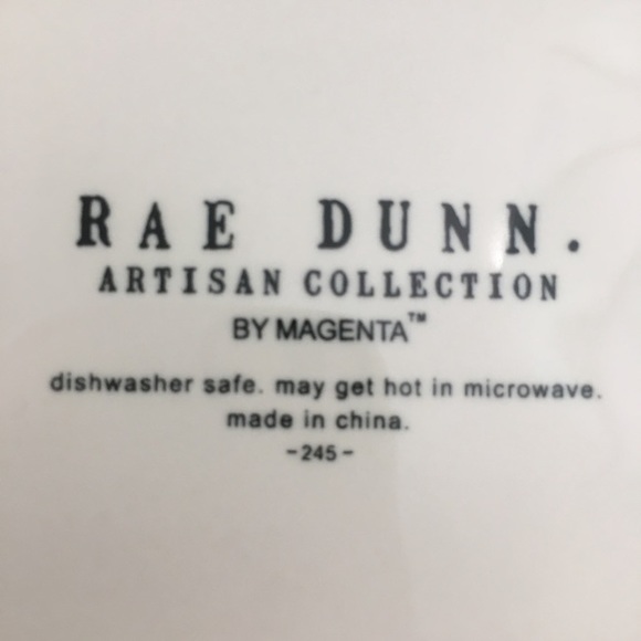 Rae Dunn | Set of 4 Oval Gobble Plates - Picture 4 of 6